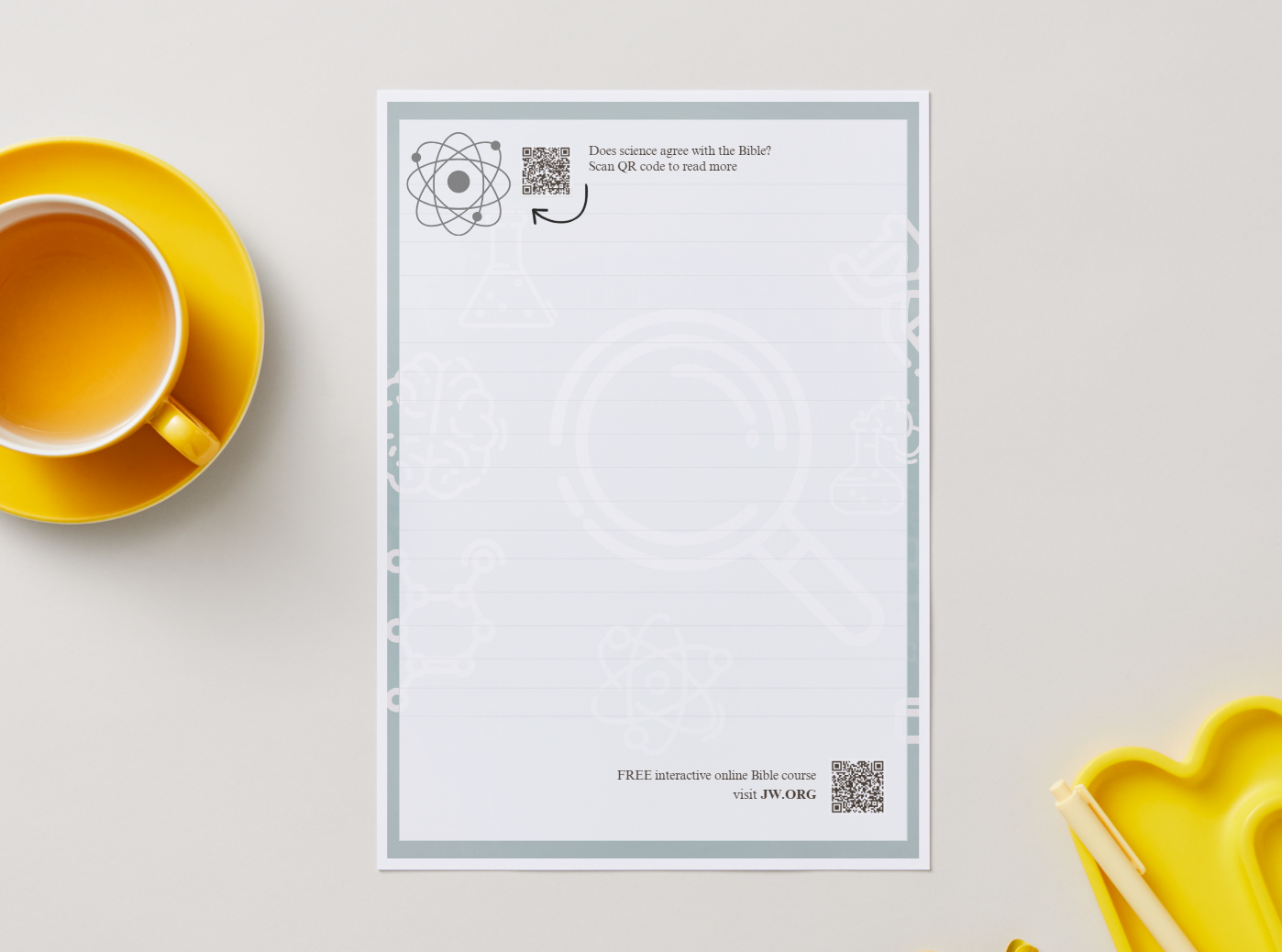 Ministry Letter Writing Templates – Science & The Bible Printable Pack (A4 PDF) - Image 3