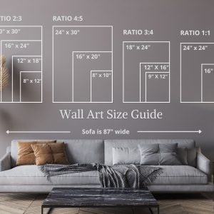Wall Art Sizing Guide